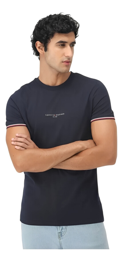 Camiseta Tommy Hilfiger Logo Tipped Masculina - Original