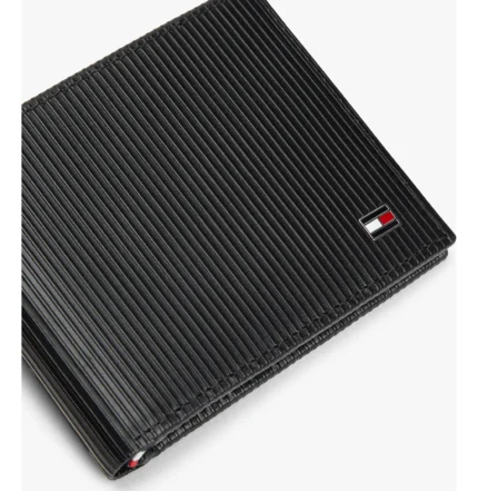 Carteira Tommy Hilfiger Mini Cc Wallet Listrado - Original